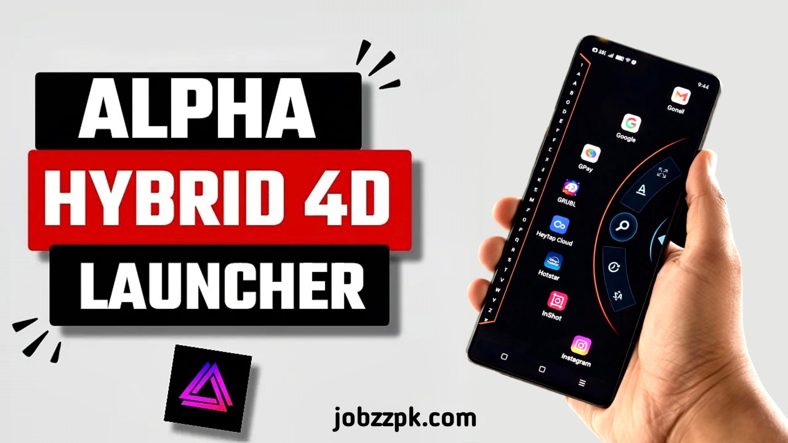 Change Your Mobile Home Screen With Alpha Hybrid Launcher 4D